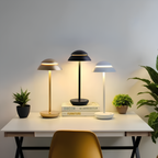 Cello – Prestige trådlös bordslampa i aluminium med dimfunktion