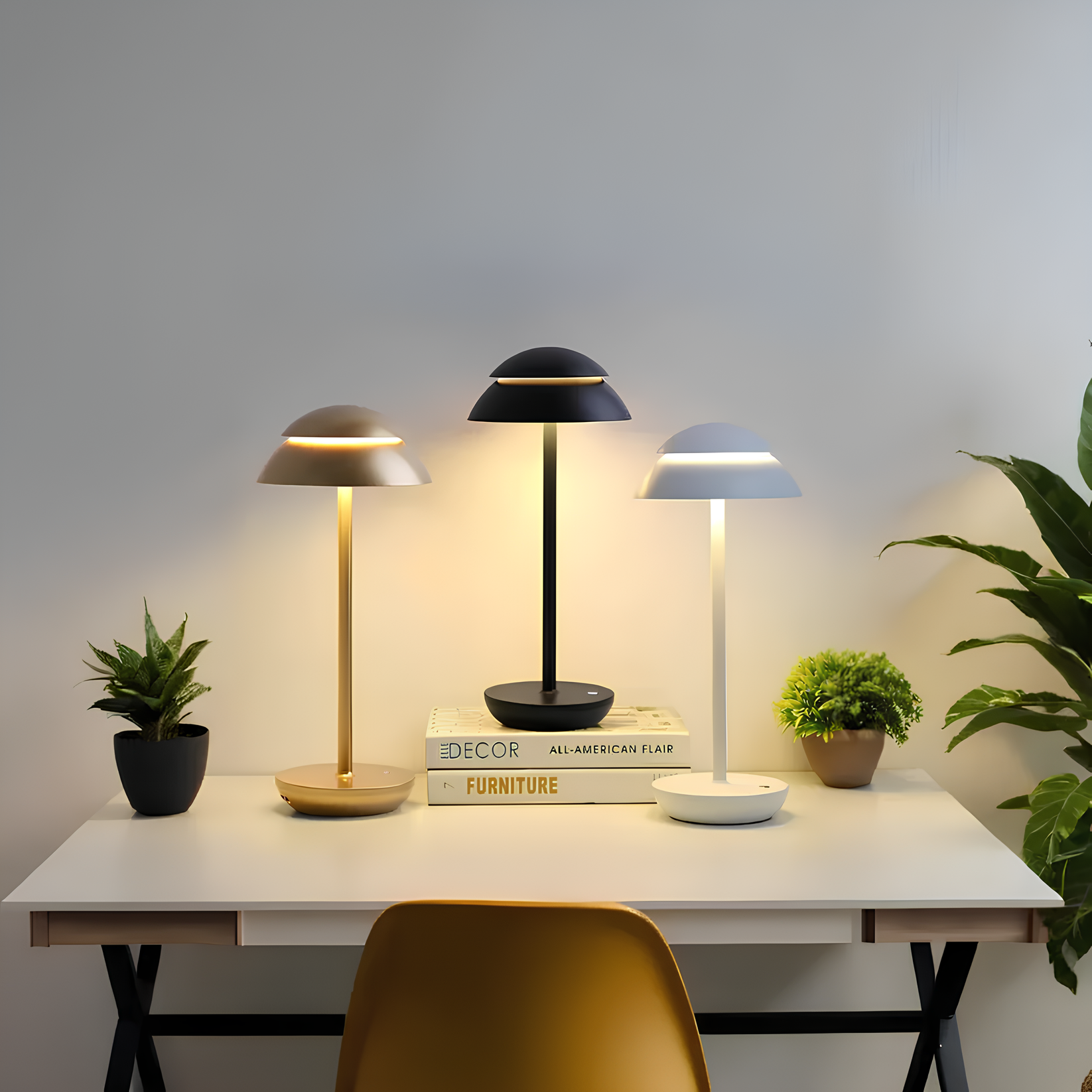Cello – Prestige trådlös bordslampa i aluminium med dimfunktion