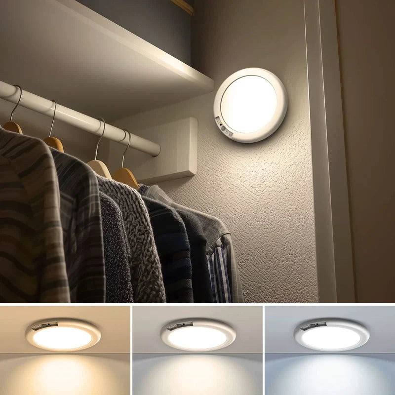 Uppladdningsbar LED-sensorlampa för tak och vägg