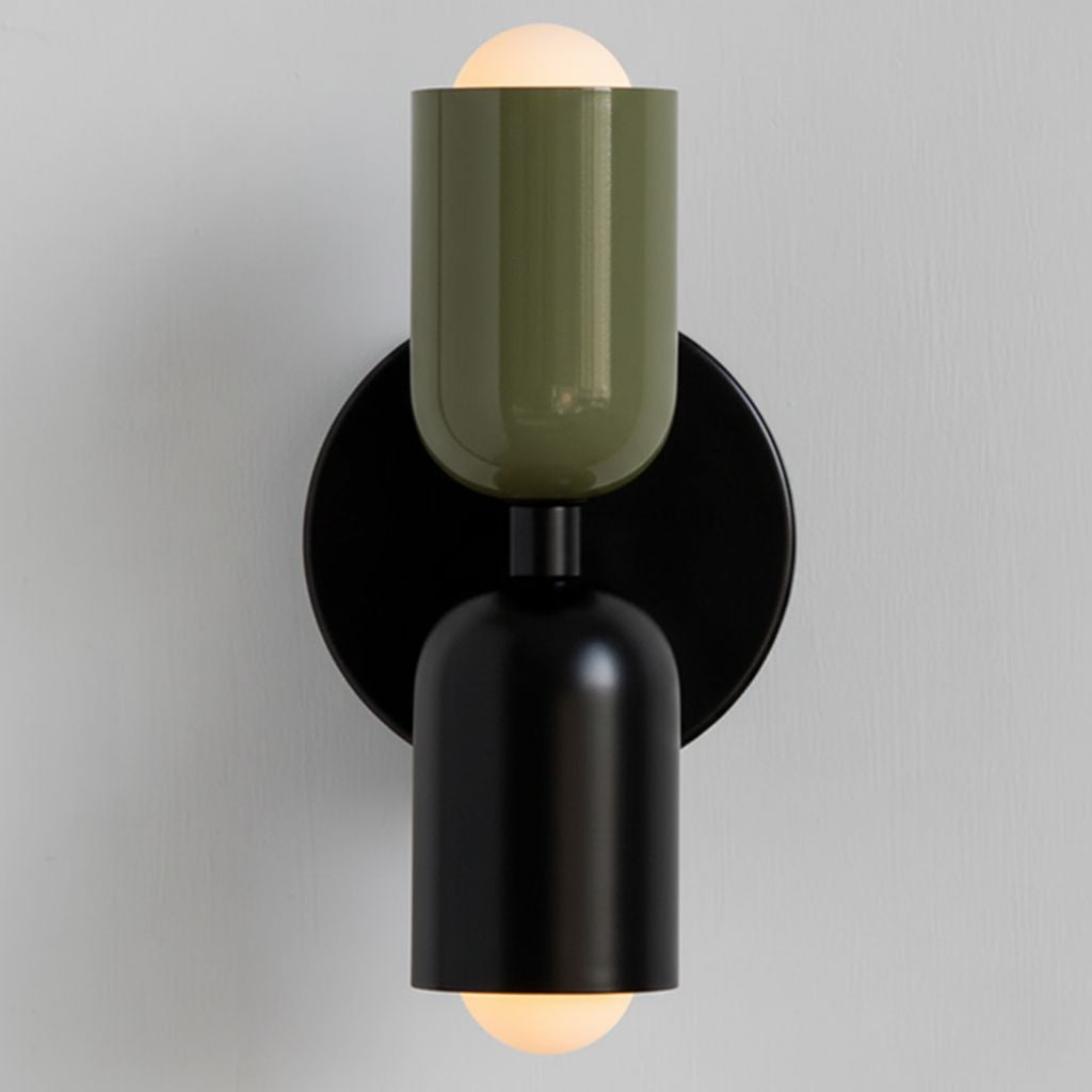 Eclipse Glow – Vintage Modern Vägglampa med Dubbelsidig LED-belysning