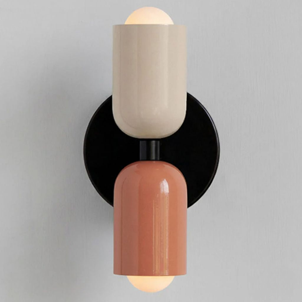 Eclipse Glow – Vintage Modern Vägglampa med Dubbelsidig LED-belysning