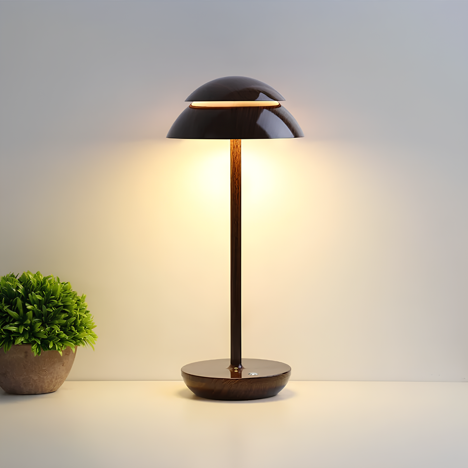Cello – Prestige trådlös bordslampa i aluminium med dimfunktion