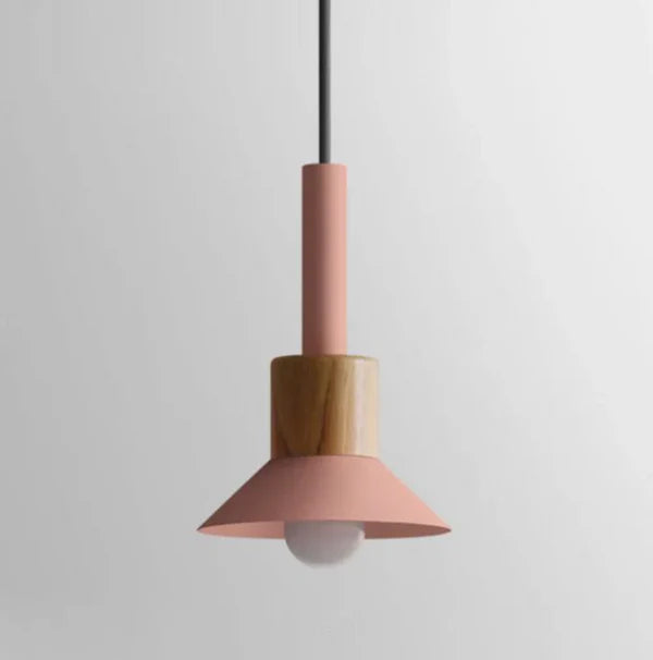 ColorHalo – Färgglad Macaron Pendellampa i Nordisk Stil