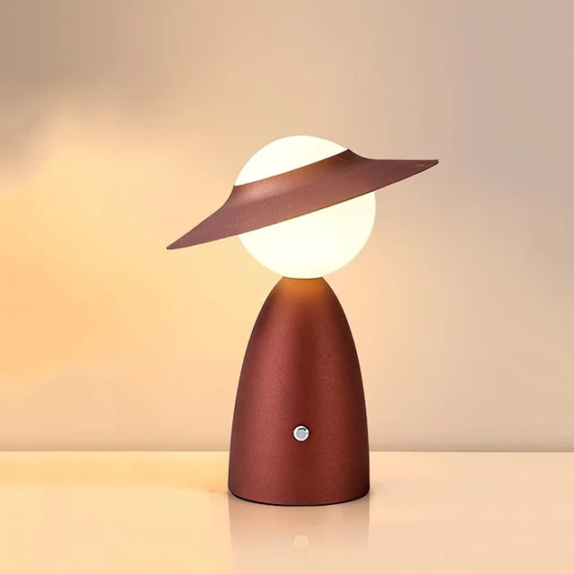 Trådlös uppladdningsbar LED-bordslampa med touchkontroll