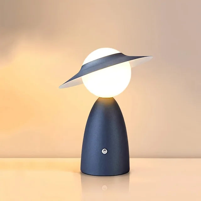 Trådlös uppladdningsbar LED-bordslampa med touchkontroll