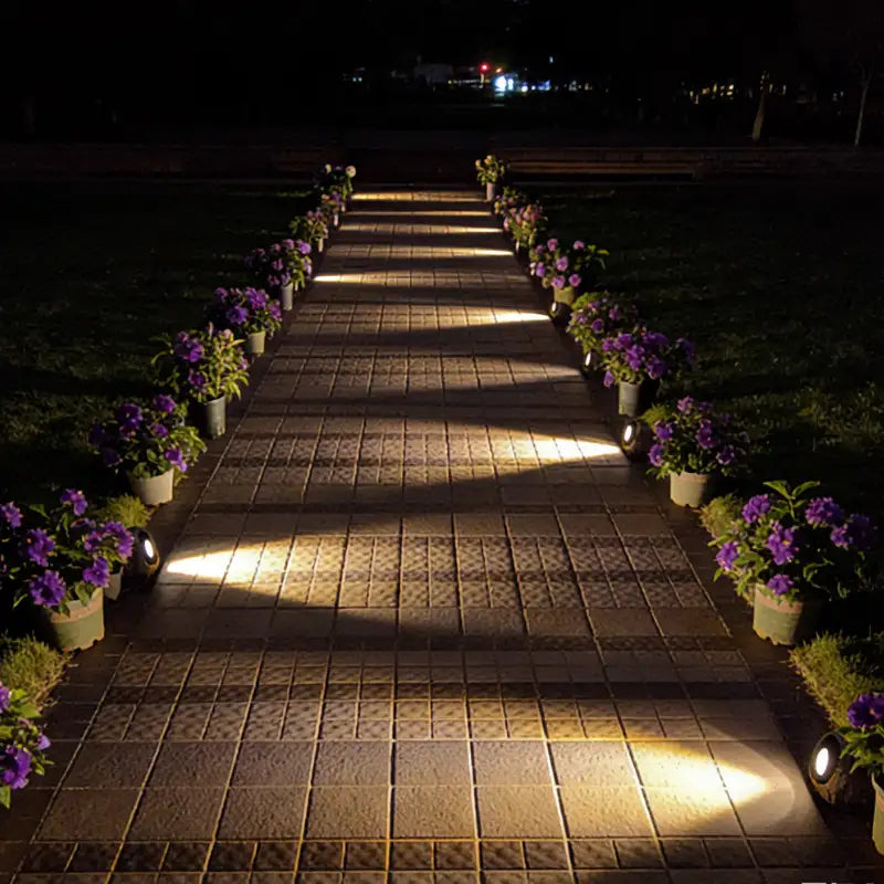 Solcellsdriven trädgårdslampa i stenlook med LED