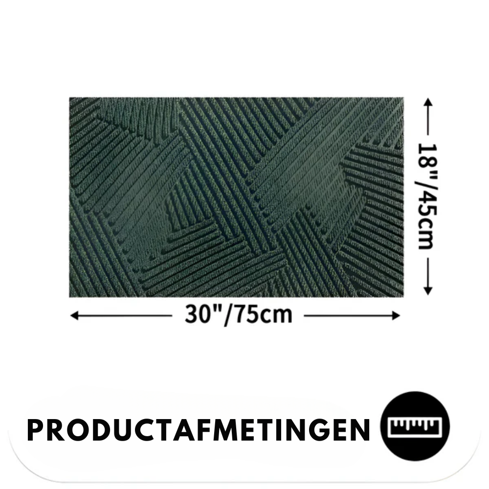 GeoGrip Matta – Modern Halkfri PVC-Designmatta för Hall & Entré