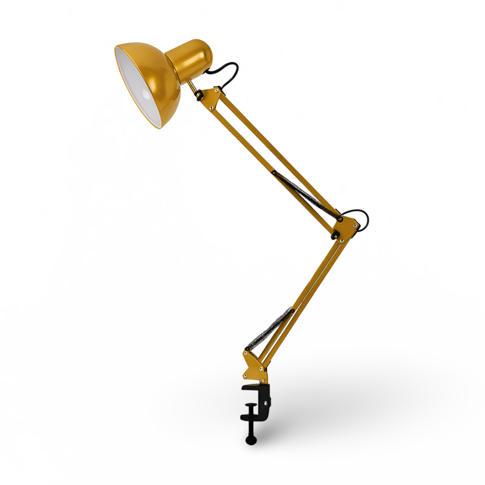 FlexiGlow Clip – Justerbar Skrivbordslampa med Lång Arm