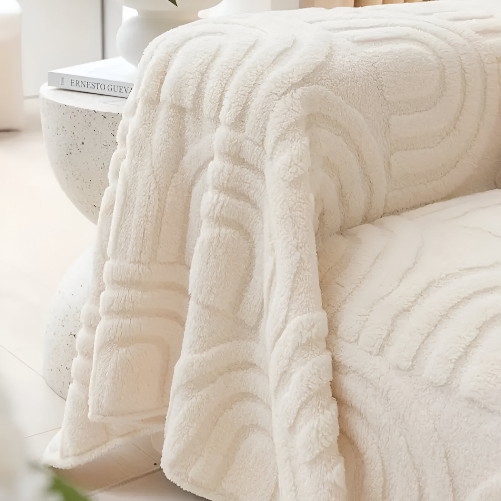 ArchGlow SofaWrap – Lyxigt Jacquardöverdrag med Mångsidig Användning