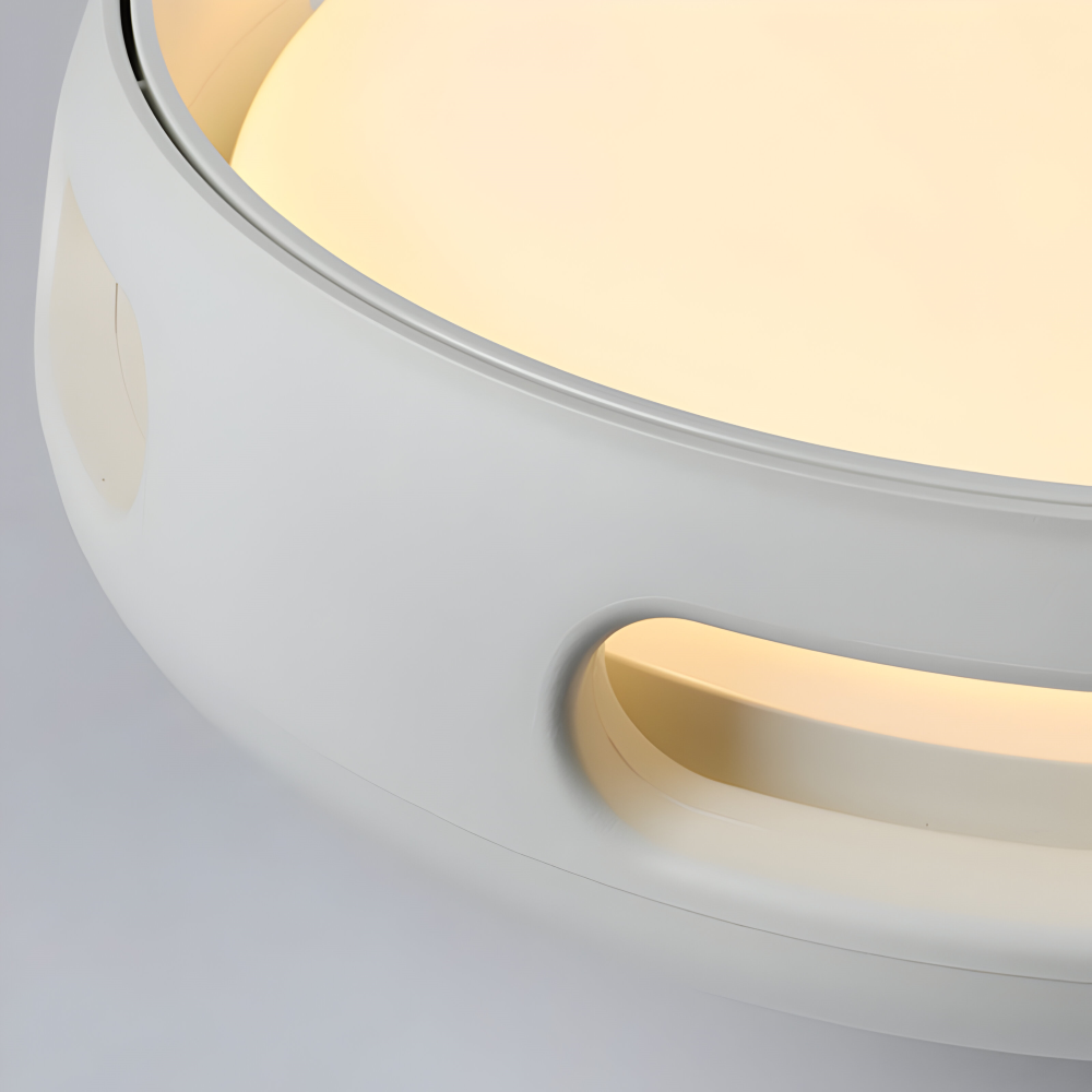 AeroGlow Round – Bladlös LED-Takfläkt med Nordic Design
