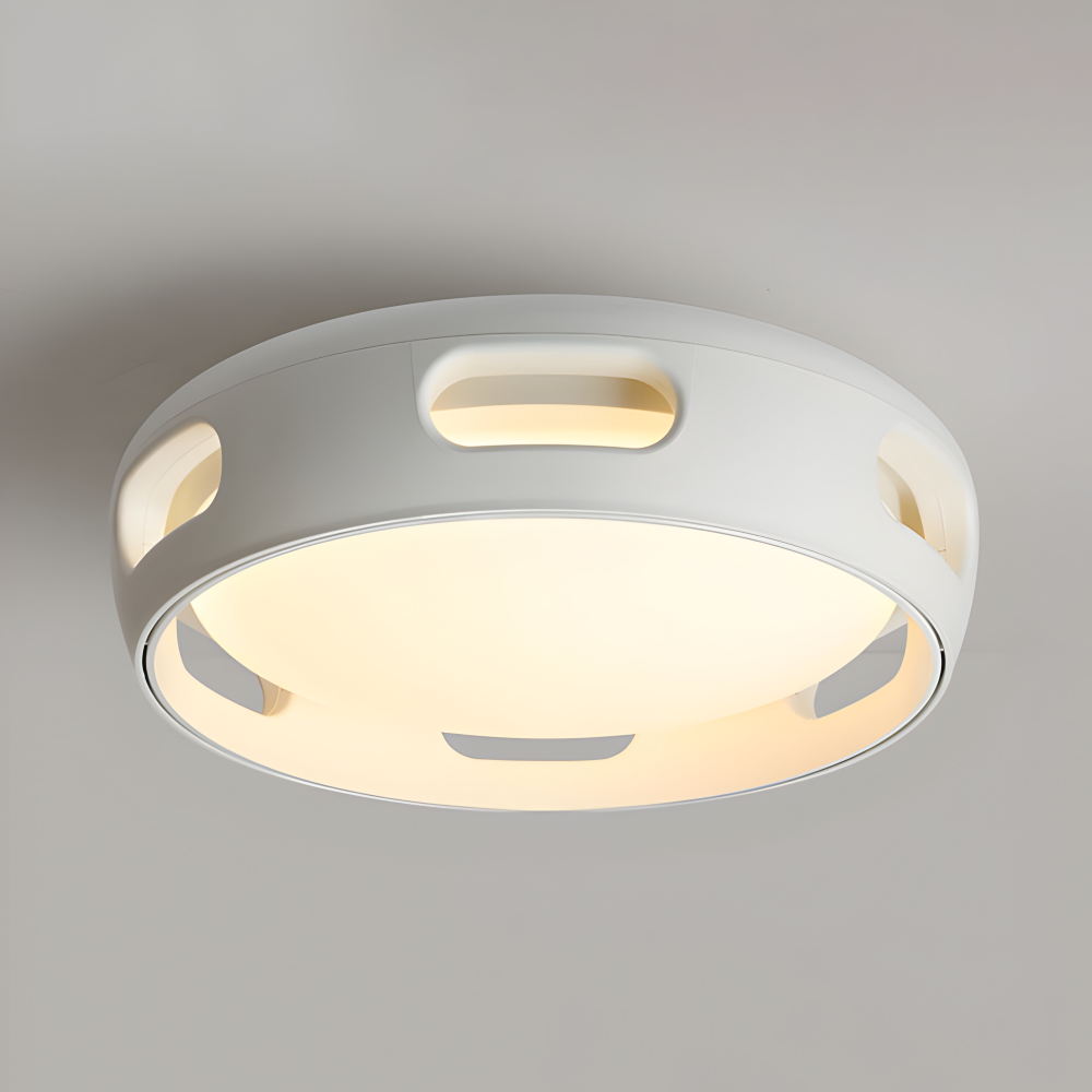 AeroGlow Round – Bladlös LED-Takfläkt med Nordic Design