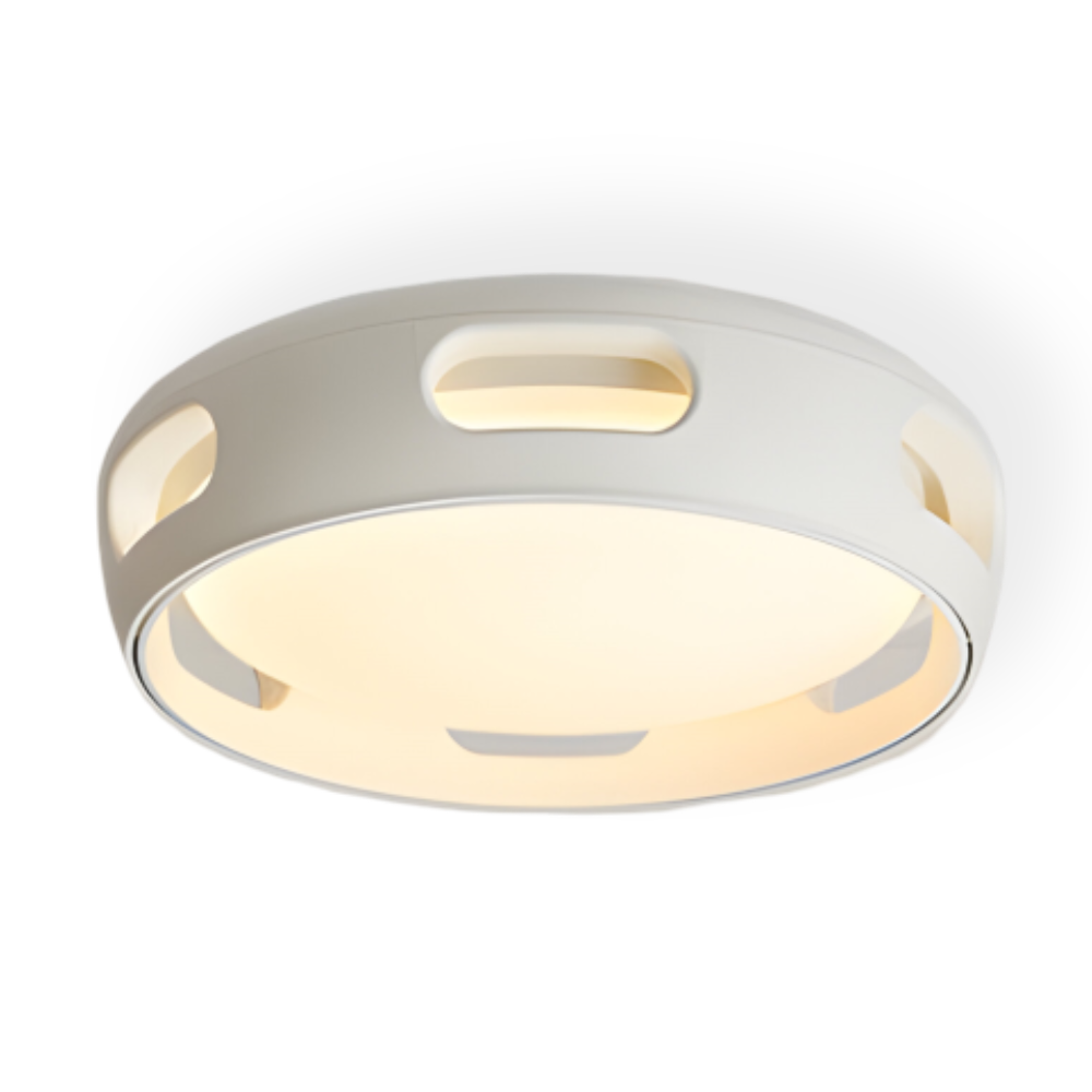 AeroGlow Round – Bladlös LED-Takfläkt med Nordic Design