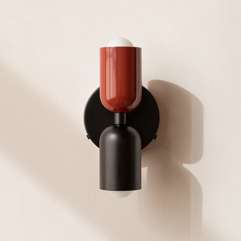 Eclipse Glow – Vintage Modern Vägglampa med Dubbelsidig LED-belysning