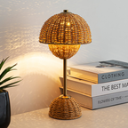 Ljusbo - Bambubordslampa med varm glöd för stämningsfull belysning