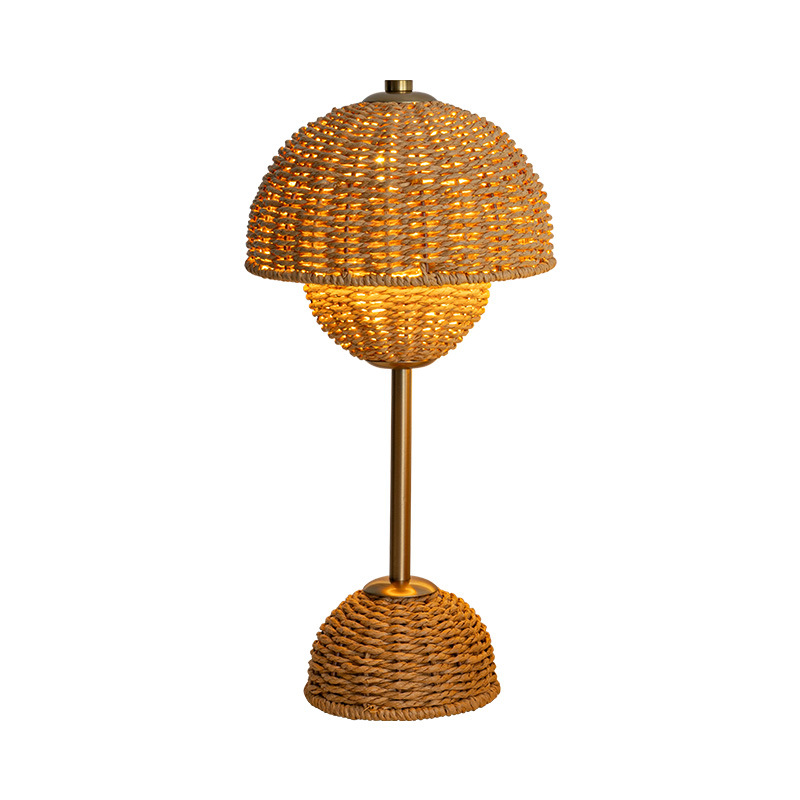 Ljusbo - Bambubordslampa med varm glöd för stämningsfull belysning