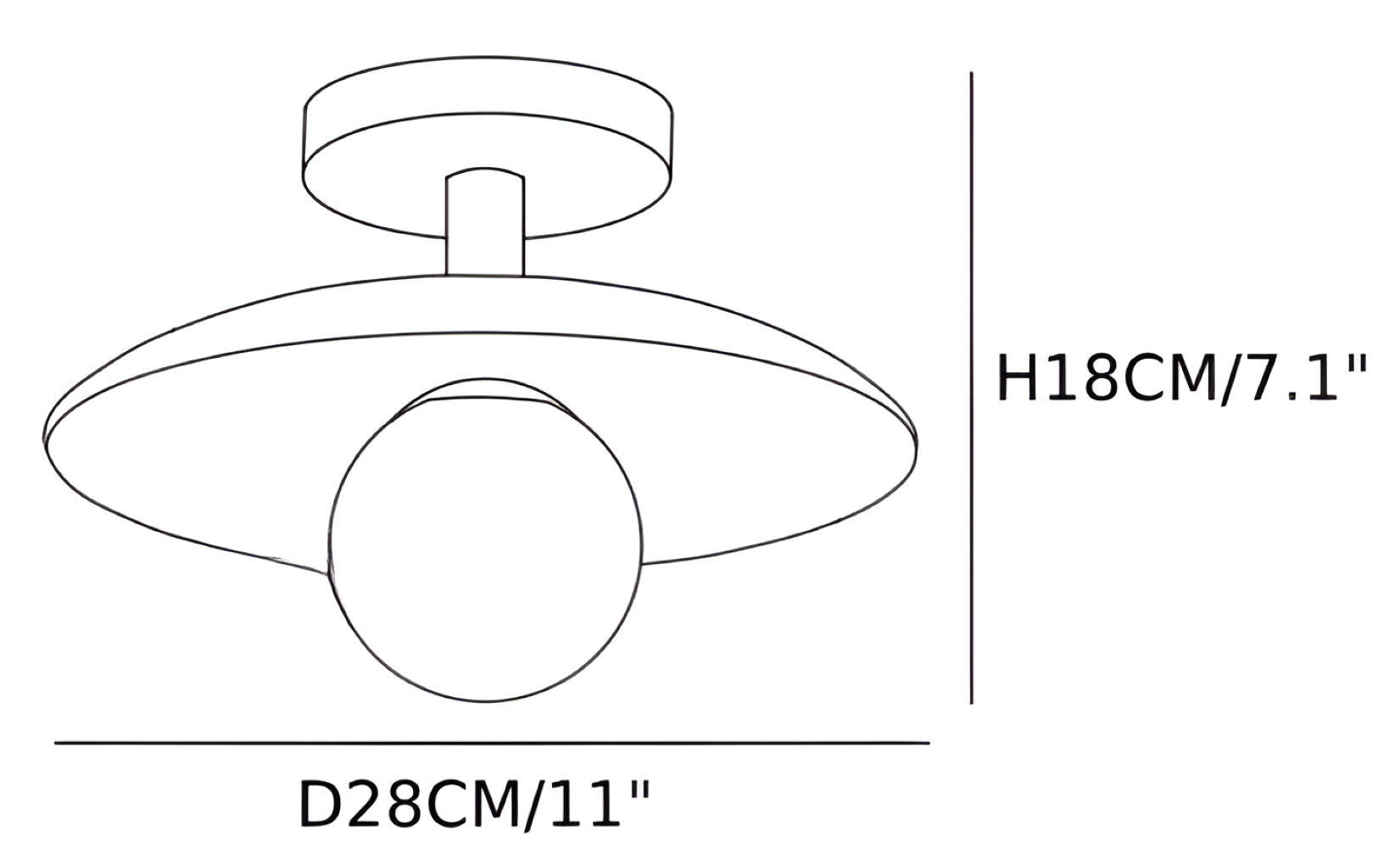 LunaraWood – Modern Trä Taklampa med Inbyggd LED-belysning