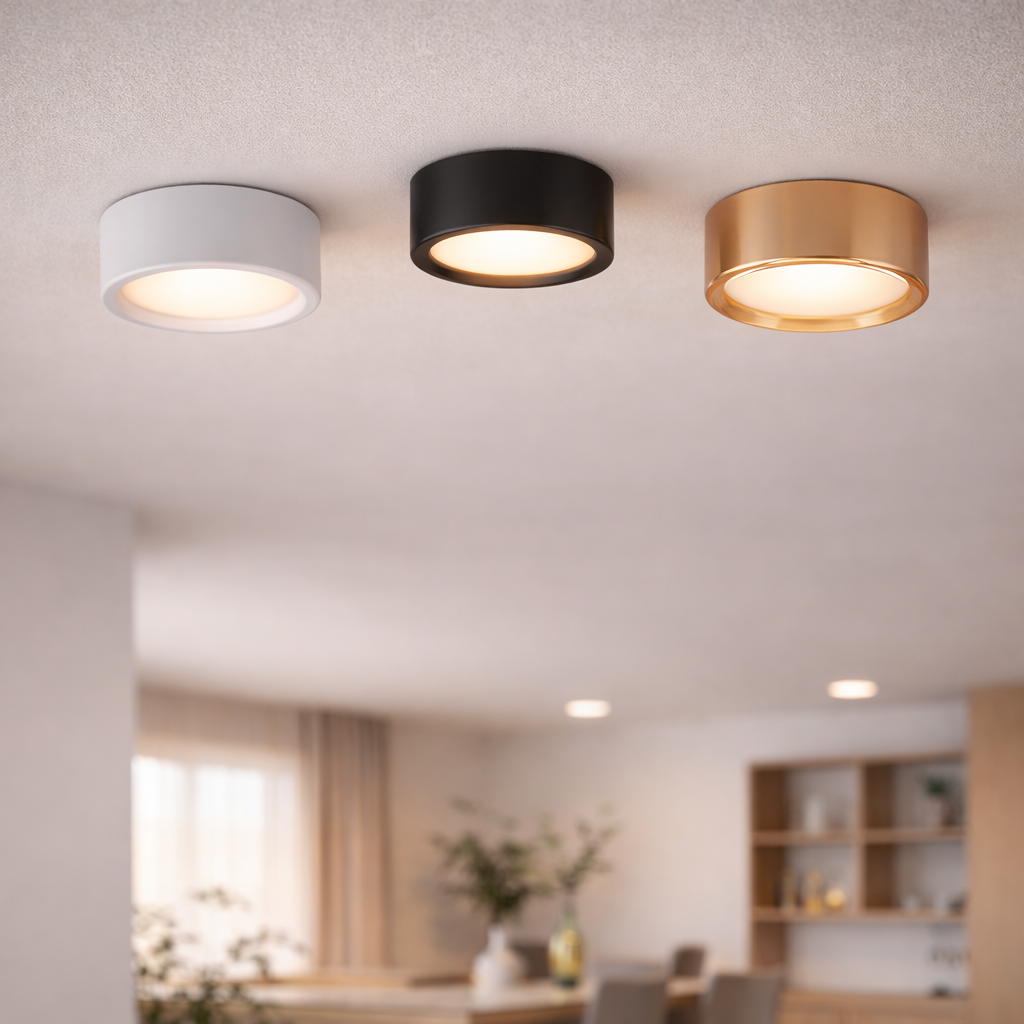 AluminBeam – Ultra Slim Rund LED Taklampa i Aluminium