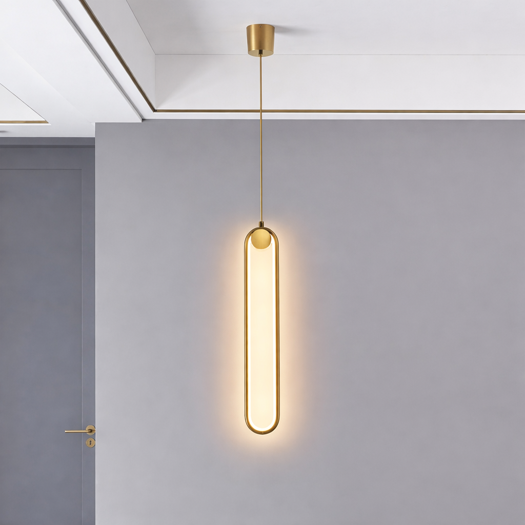 AeroLine – Långsträckt LED-Taklampa i Svart Aluminium