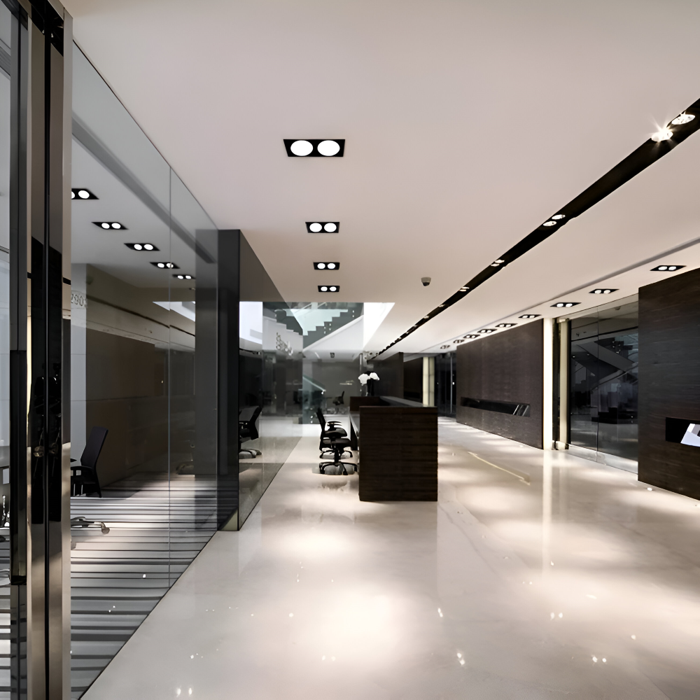 LumoQuad – Fyrkantiga Infällda LED-Spotlights i Aluminium