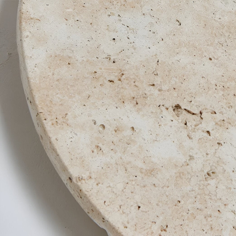 ZenLume – Cirkulär Travertin Vägglampa | Japansk Stil & Ambient LED-belysning