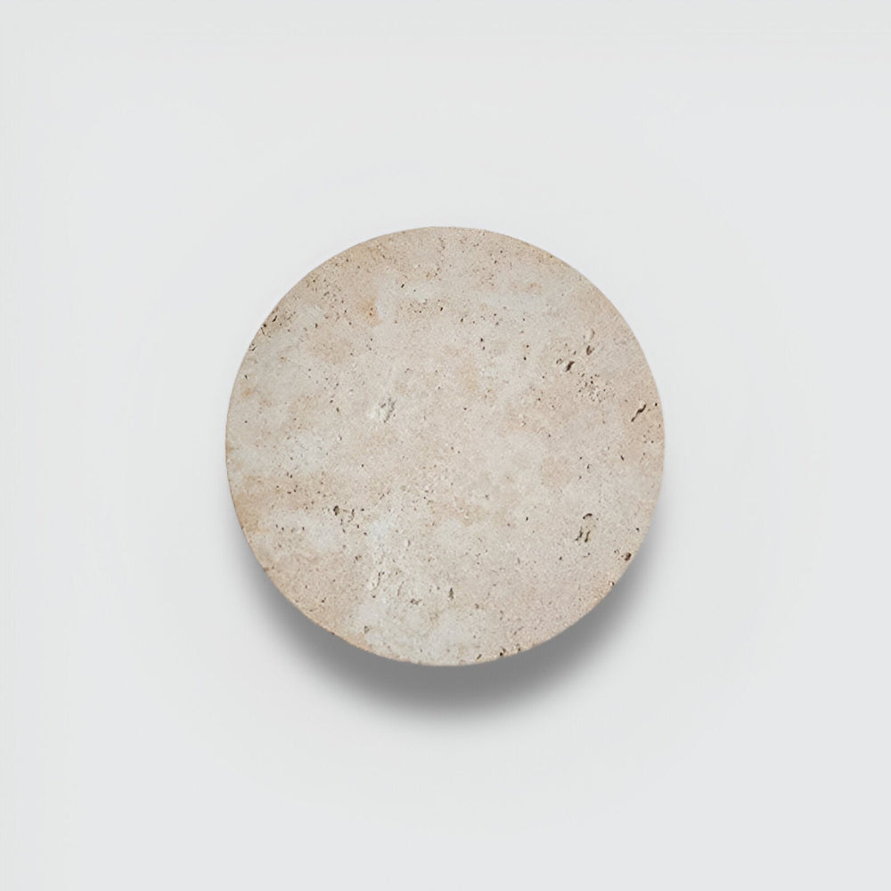 ZenLume – Cirkulär Travertin Vägglampa | Japansk Stil & Ambient LED-belysning