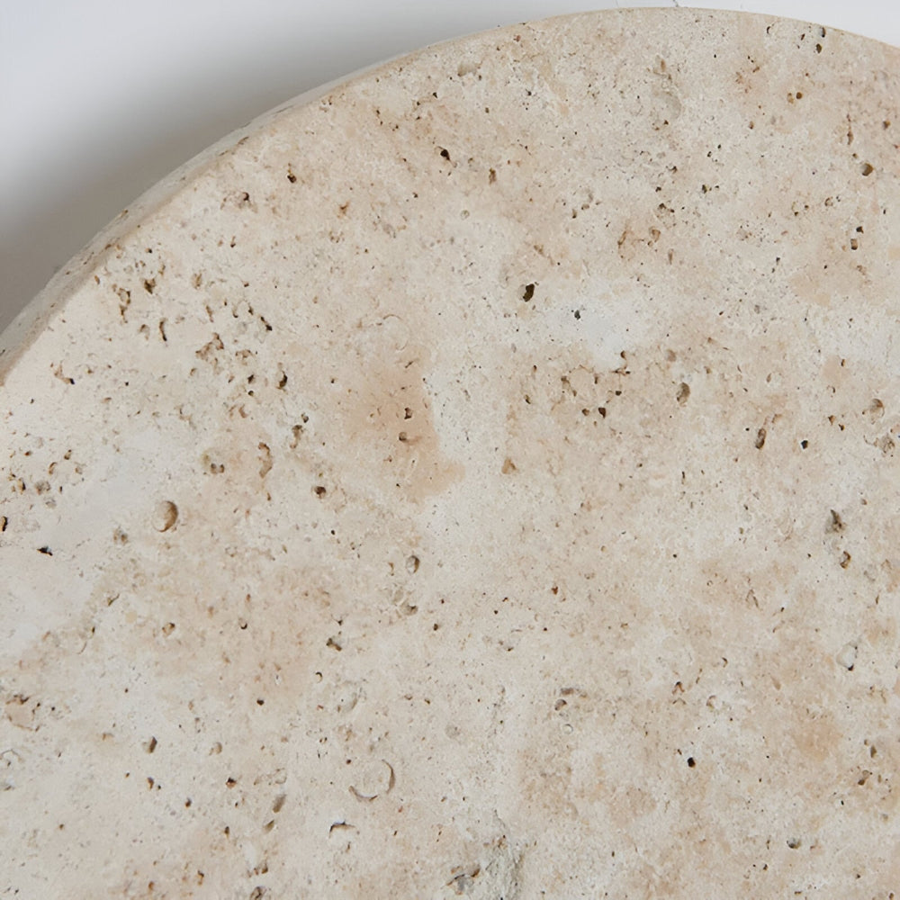 ZenLume – Cirkulär Travertin Vägglampa | Japansk Stil & Ambient LED-belysning