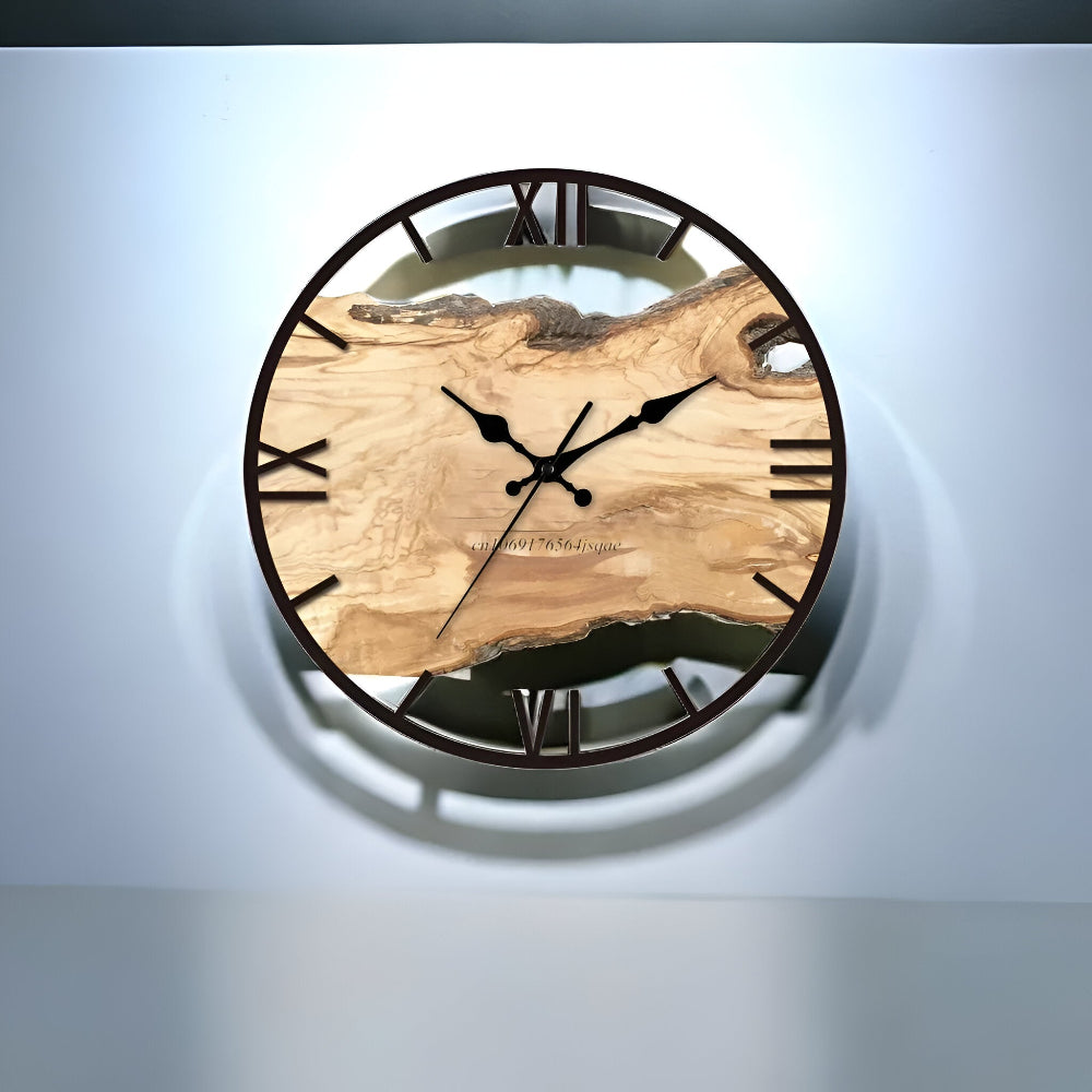 ClearDesign – Transparent Minimalistisk Väggklocka