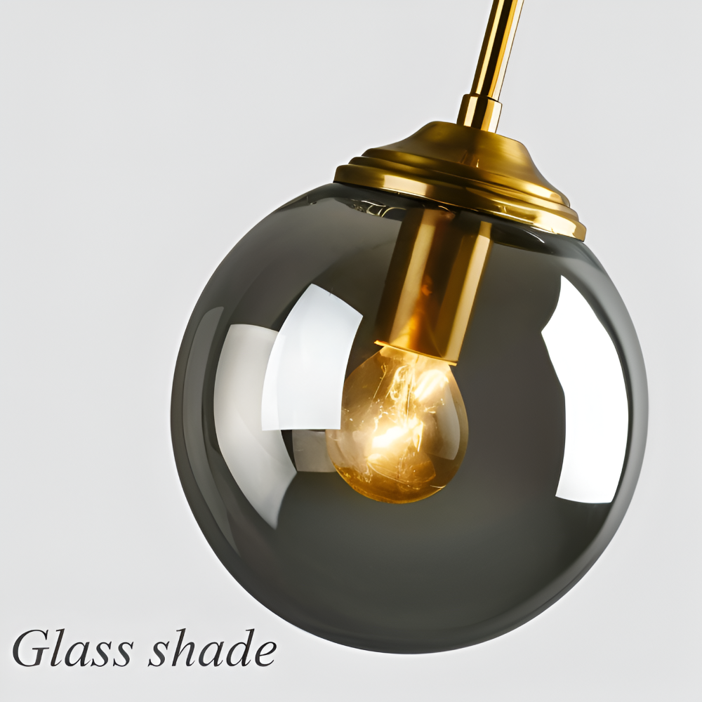 VetroLux – Vägglampa i Glas och Metall med Retro Industriell Design