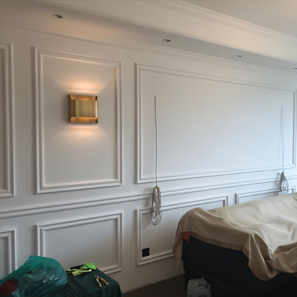 AuricRay – Vägglampa i Koppar med Dimbar LED och Upp/Ned-belysning