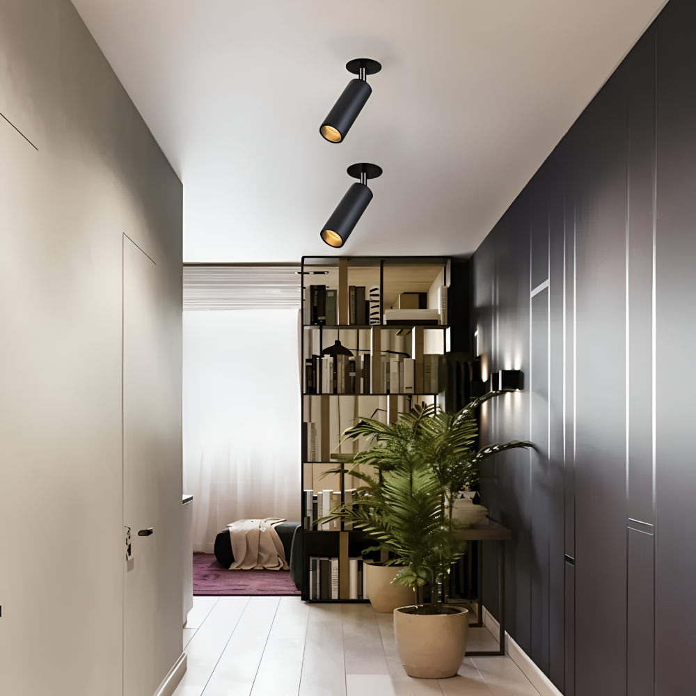 LumoBright – Inbyggda Svarta & Vita LED-Spotlights i Aluminium