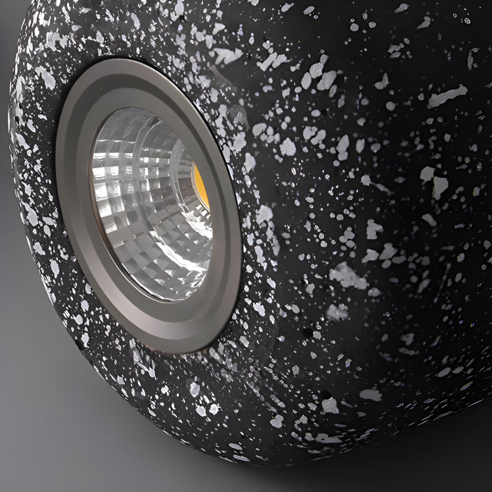 Cemlume – Industriell Taklampa i Cement och Glas