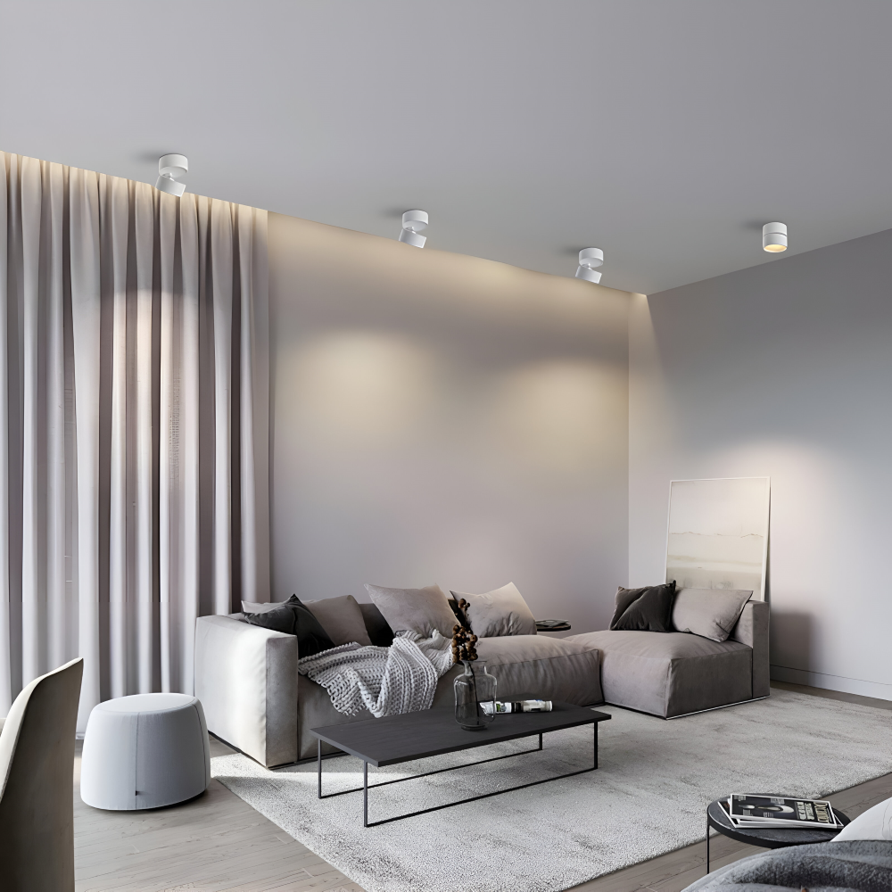 Lumeon – Justerbar Modern LED Spot Taklampa i Aluminium