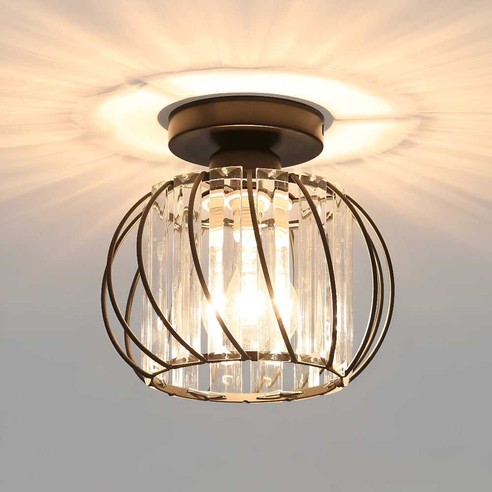LumoSphere – Skandinavisk Glas Taklampa med Elegant Minimalistisk Design