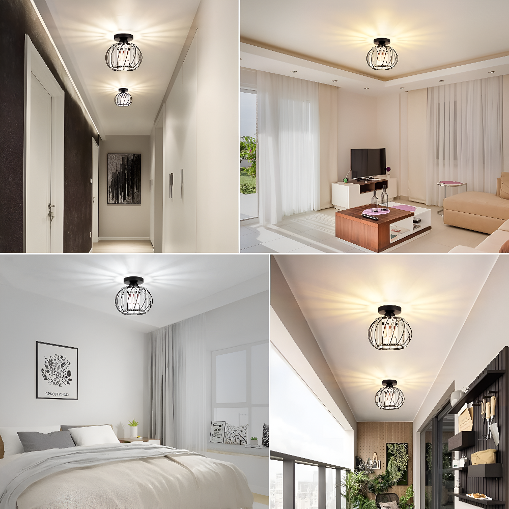 LumoSphere – Skandinavisk Glas Taklampa med Elegant Minimalistisk Design