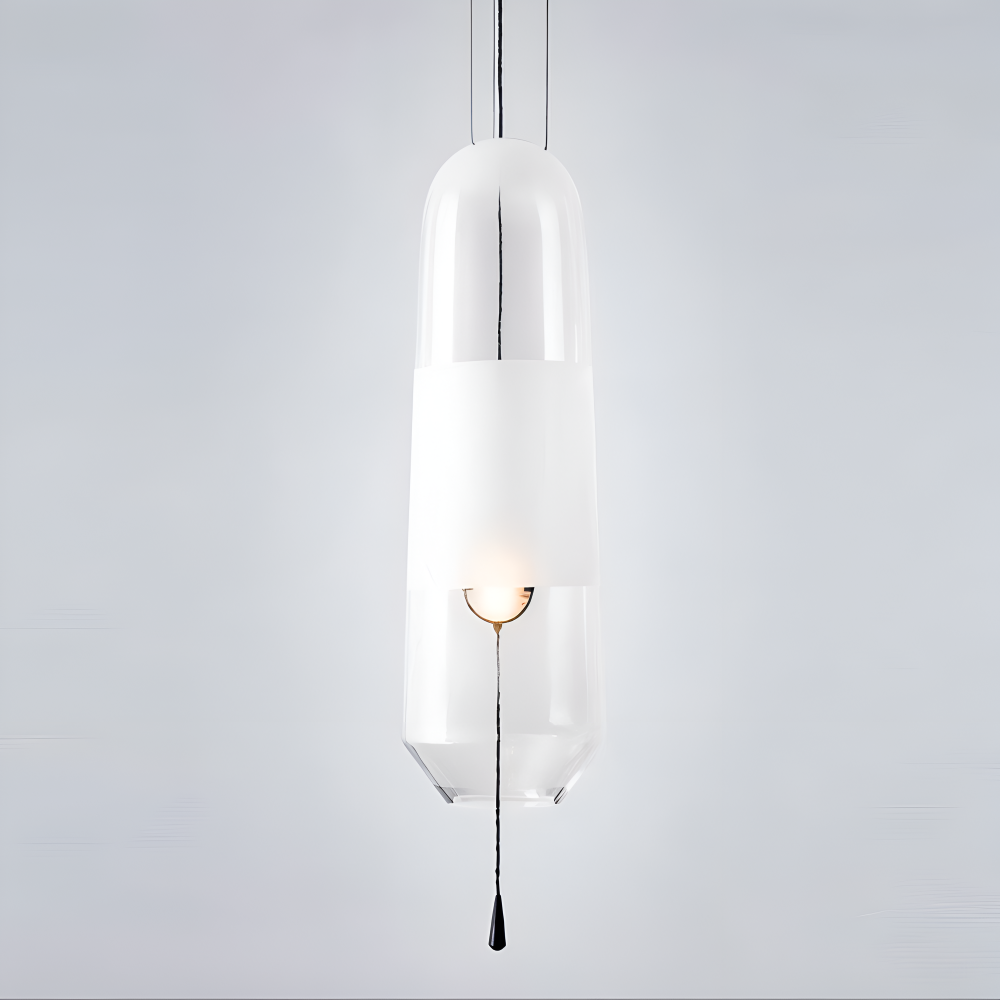 Vintara – Glaspendellampa i Vintage Stil med Öppen Design