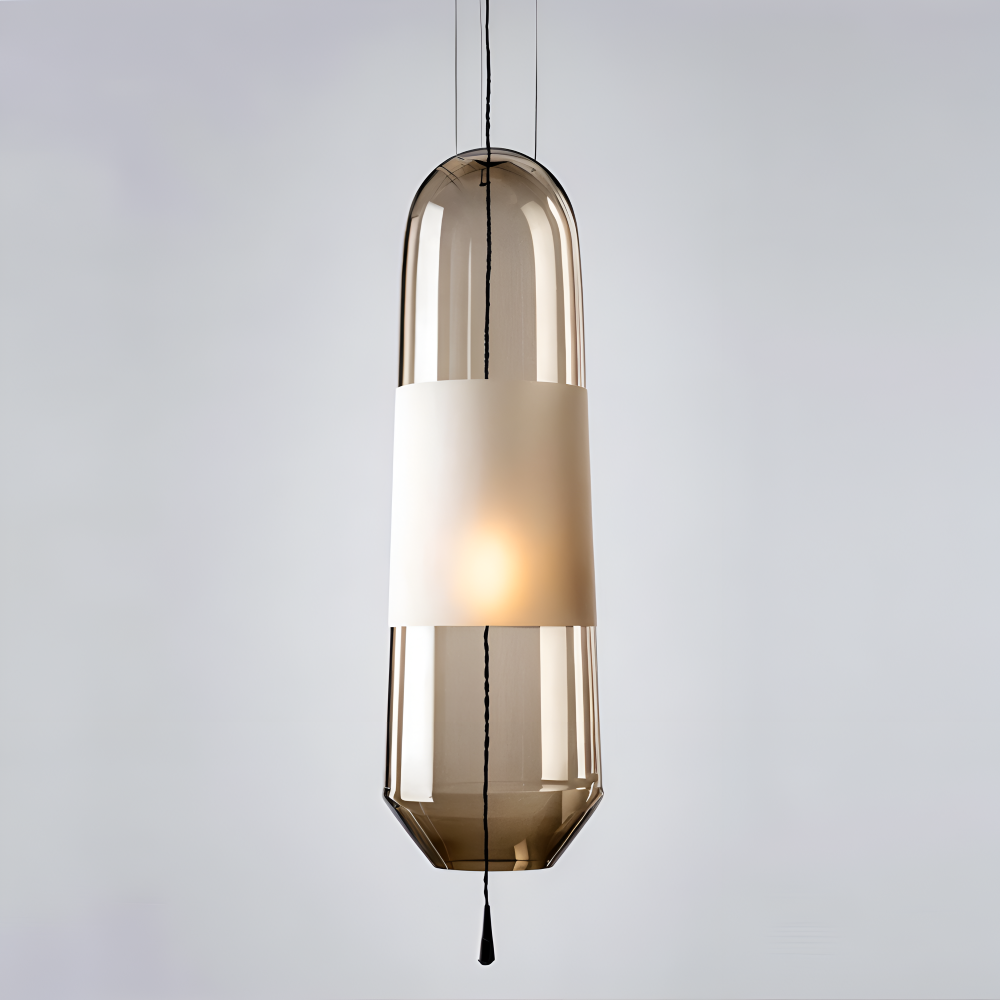 Vintara – Glaspendellampa i Vintage Stil med Öppen Design