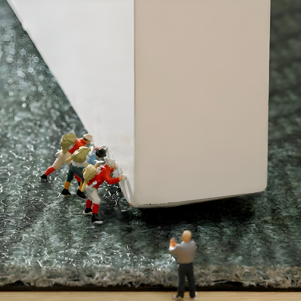 GeoGrip Matta – Modern Halkfri PVC-Designmatta för Hall & Entré