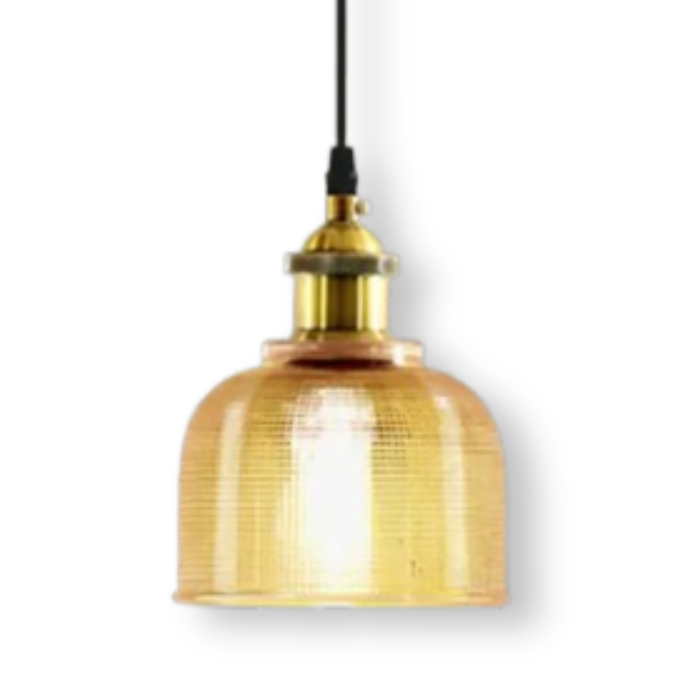 LuméBell – Retro Färgglad Glas-Taklampa i Modern Design