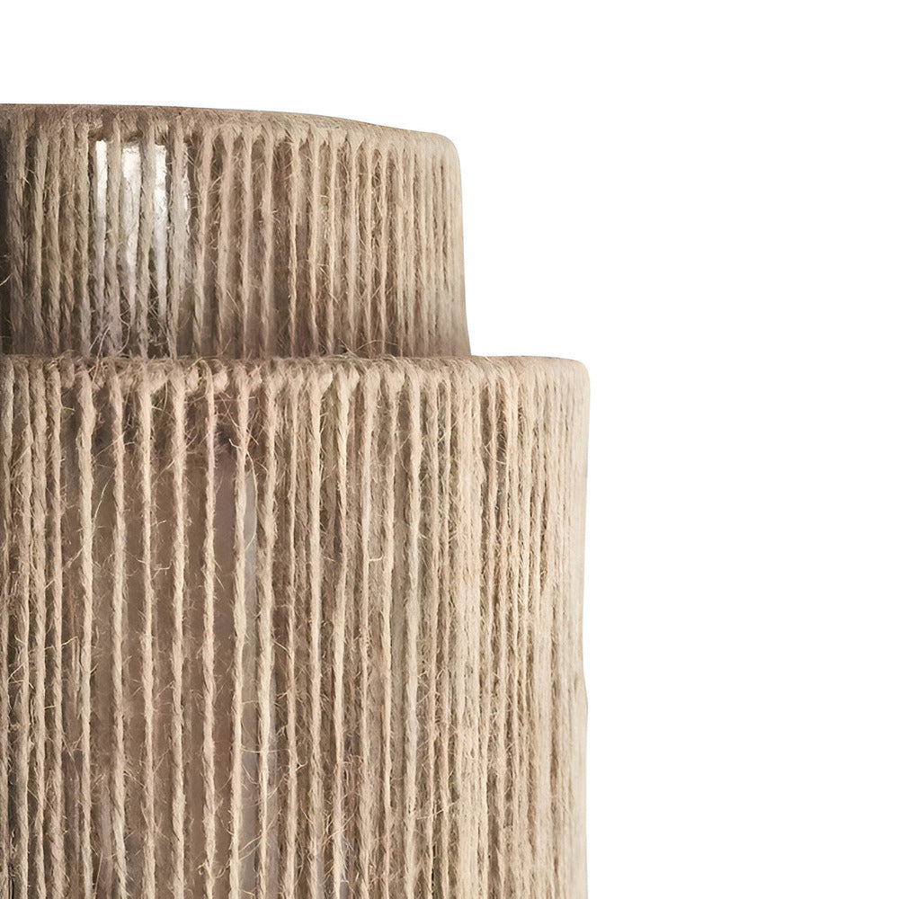 BohoWeave – Vägglampa i Hampa & Rotting med Naturlig Boho-Design