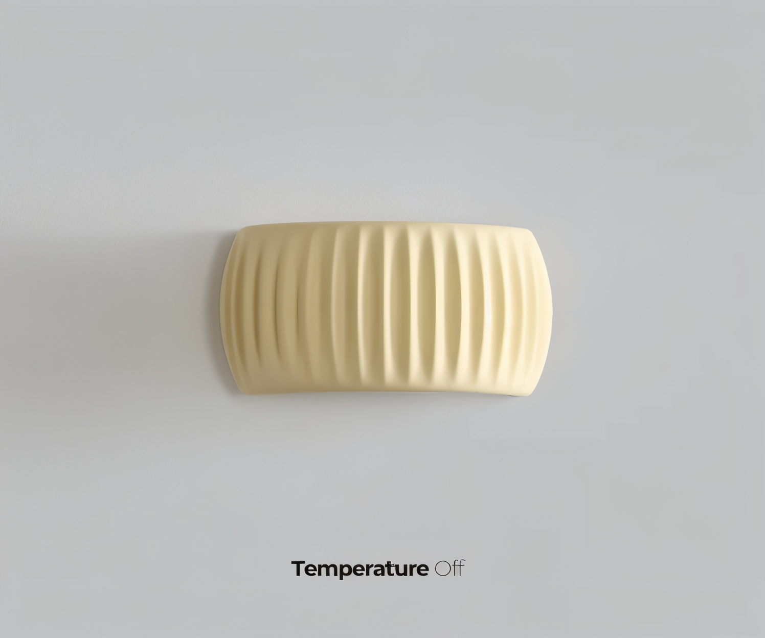 ColoraRib – Grön Ribbad Vägglampa i Harz med Macaron Design & Nordisk LED Belysning