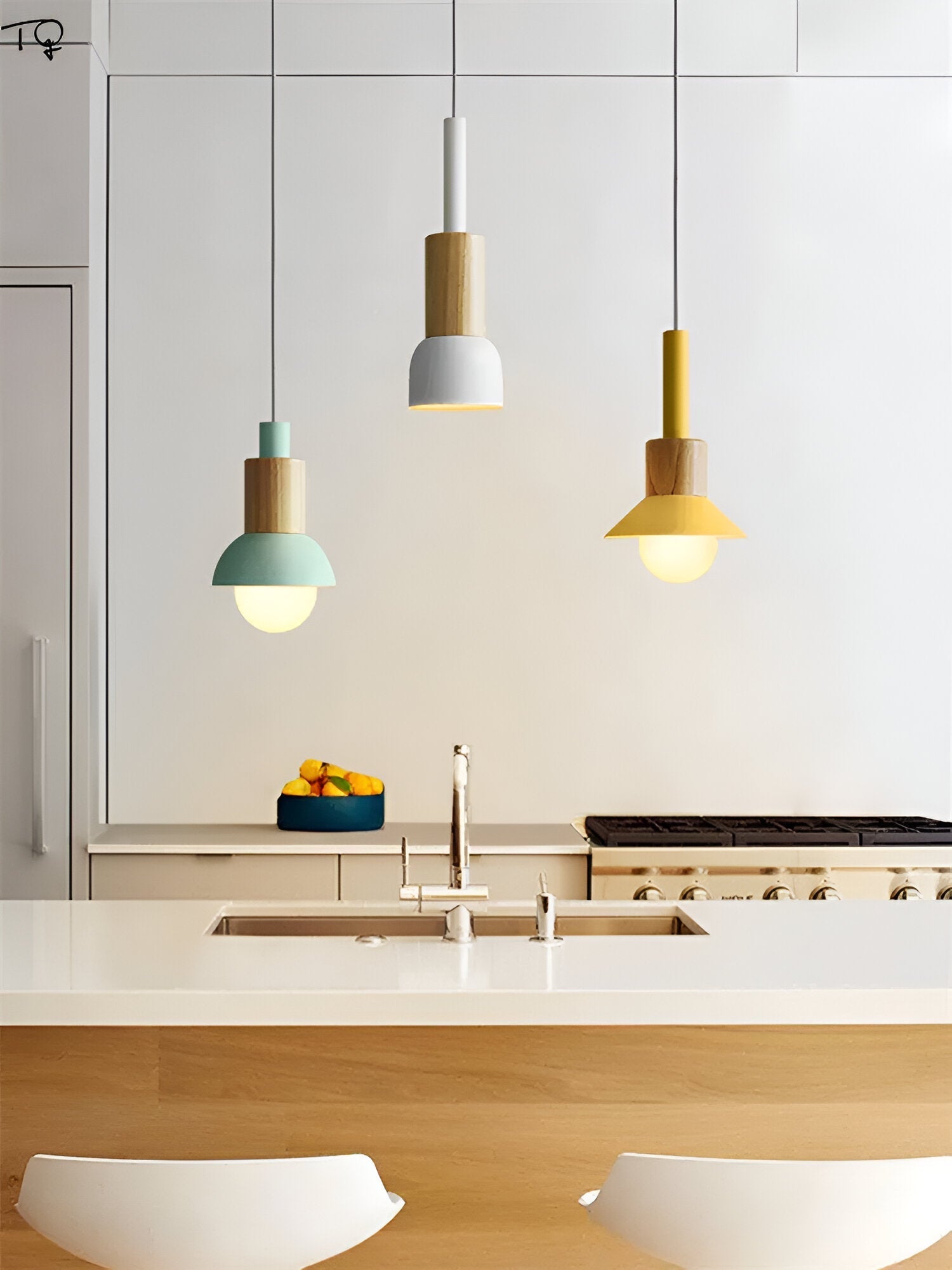 ColorHalo – Färgglad Macaron Pendellampa i Nordisk Stil