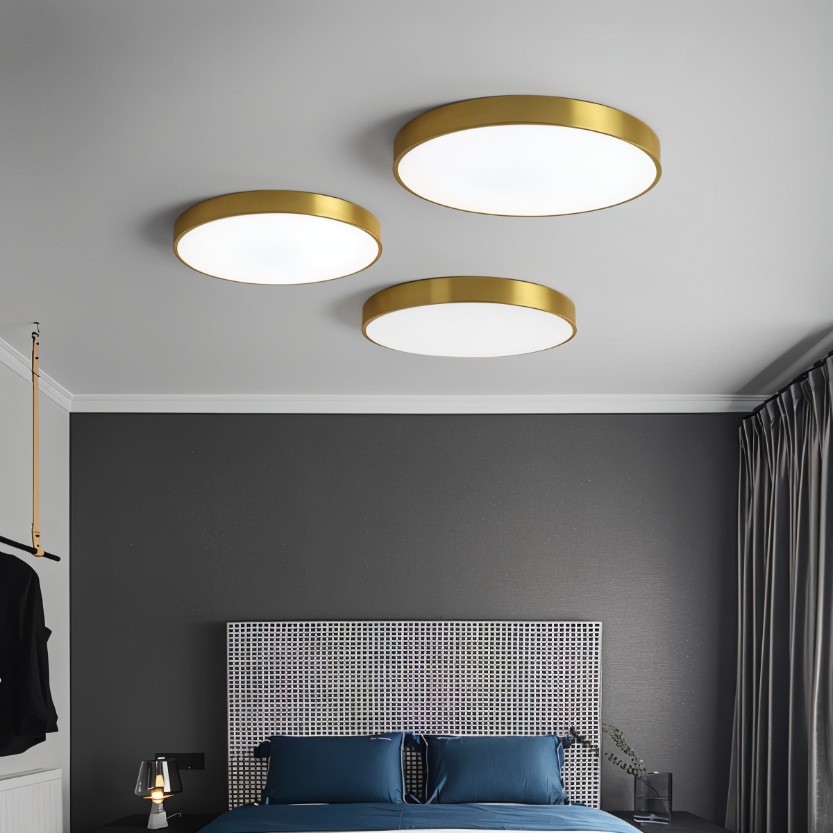 HaloMac – Modern Rund LED-Taklampa i Macaron-Stil