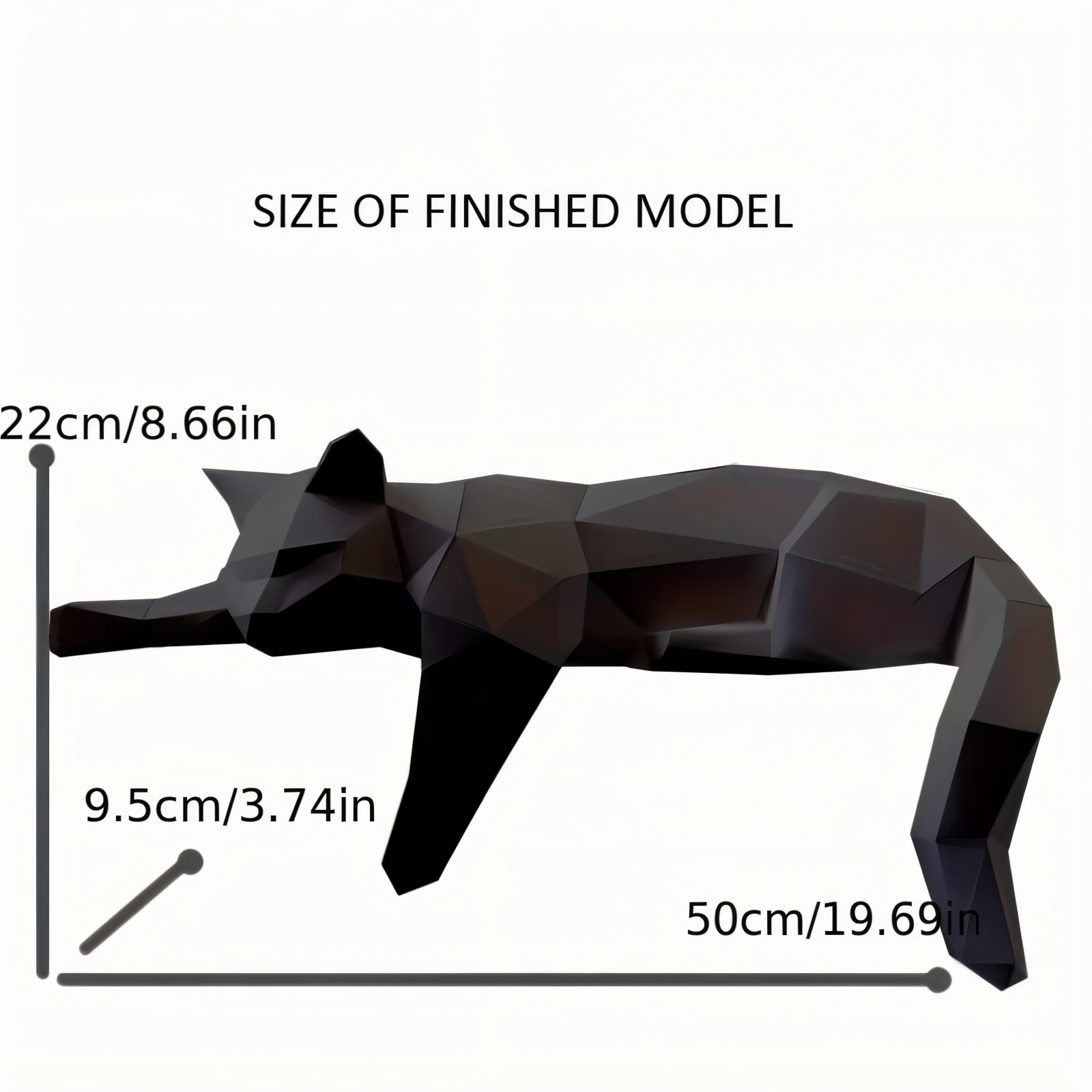 OriKat DIY – Modern 3D-Origamikatt för Kreativ Inredning