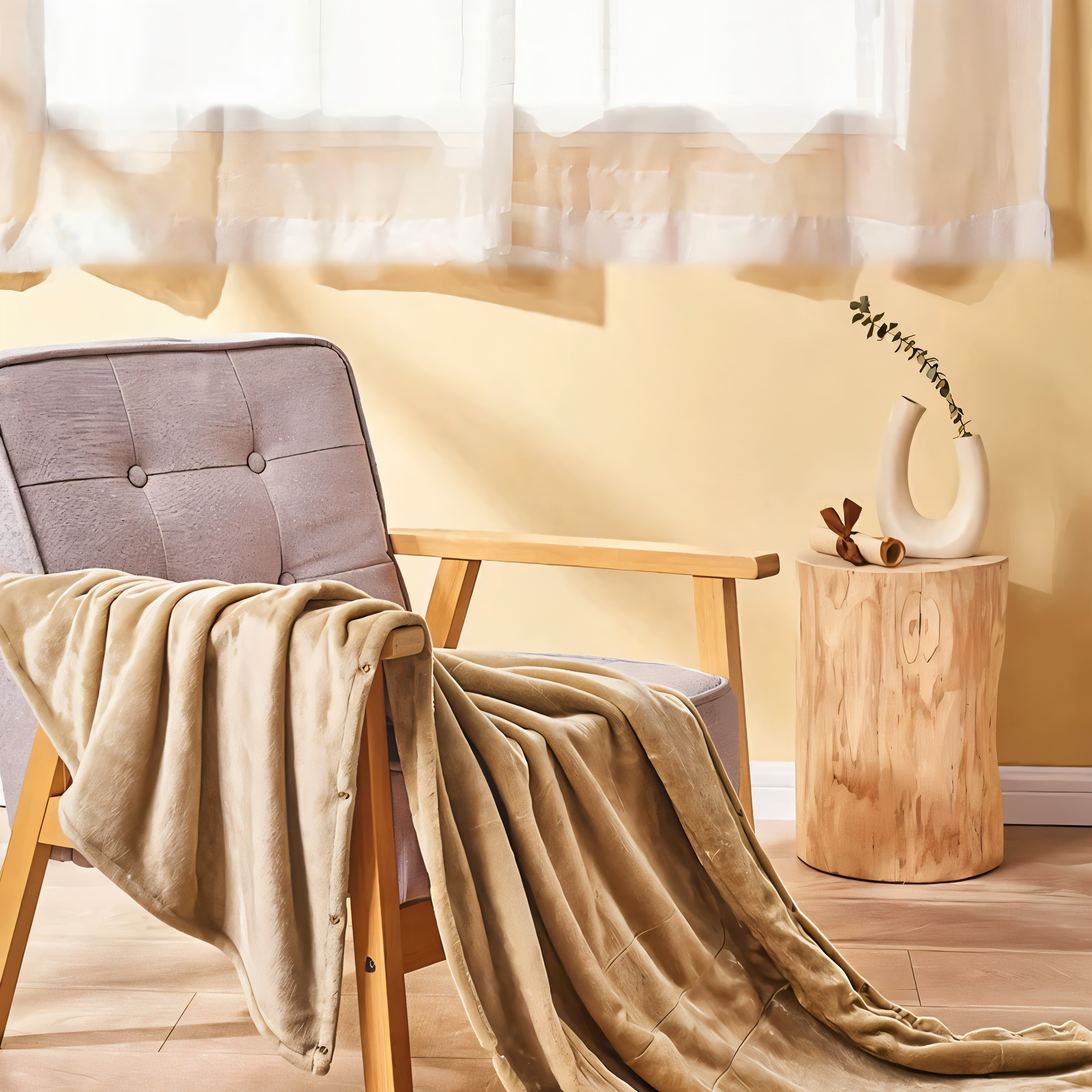 HeatNest – USB-Laddningsbar Elektrisk Fleecefilt för Vintern