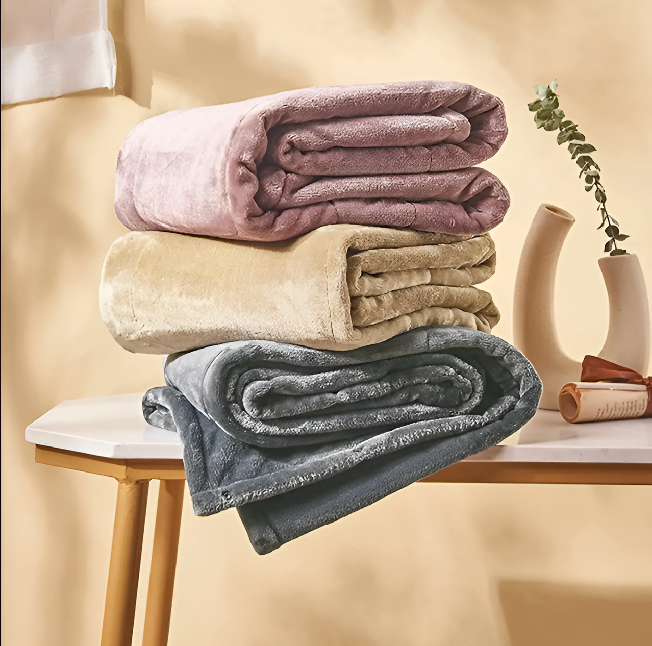 HeatNest – USB-Laddningsbar Elektrisk Fleecefilt för Vintern