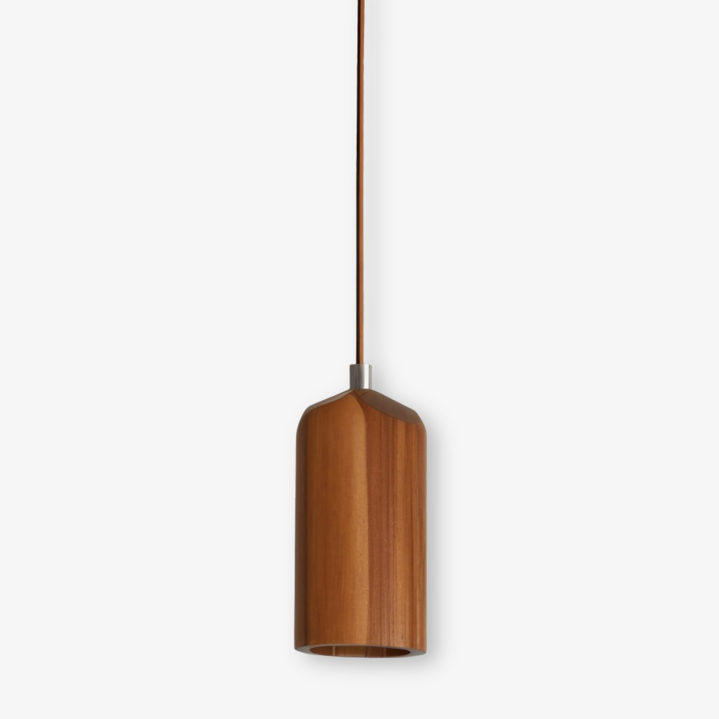 WoodTube – Elegant Cylinderformad Pendellampa i Akacia och Ask