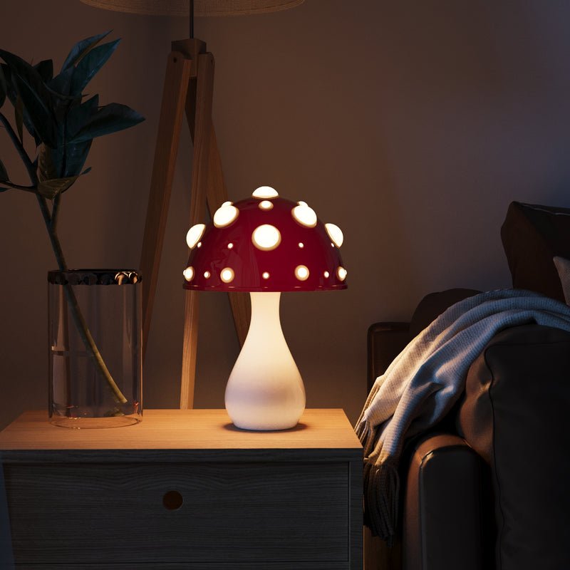 Amanita – Dimbart LED-bordslampa med varmvit belysning