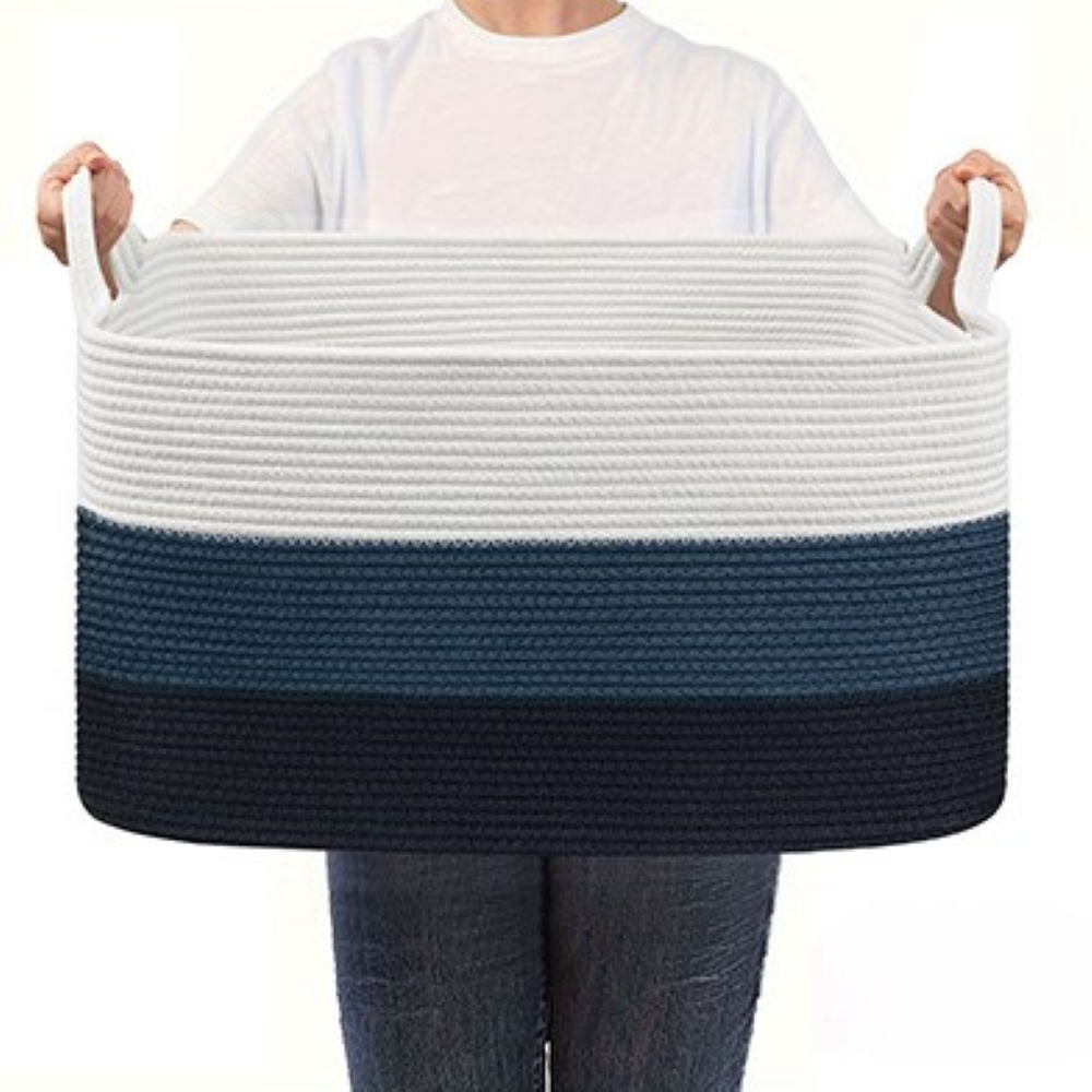 Foldora – Stor Förvaringskorg 55L i Polyester, Fällbar & Tvättbar