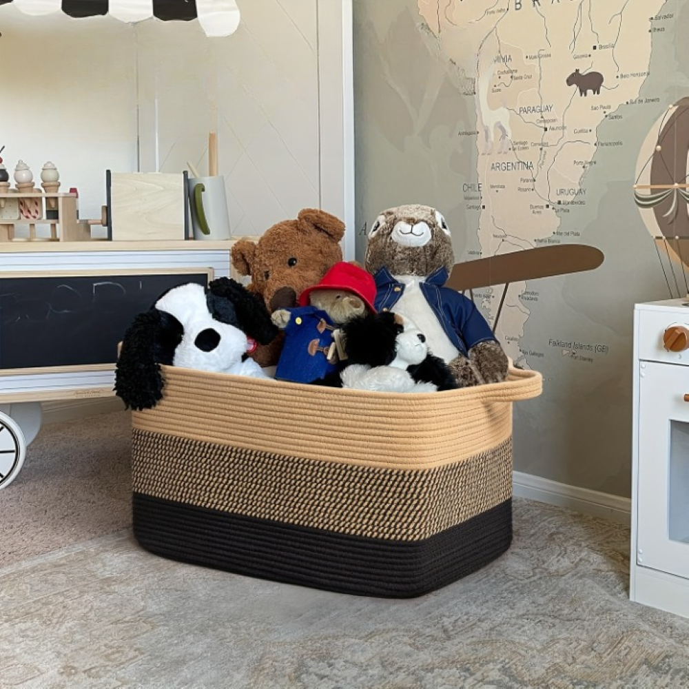 Foldora – Stor Förvaringskorg 55L i Polyester, Fällbar & Tvättbar