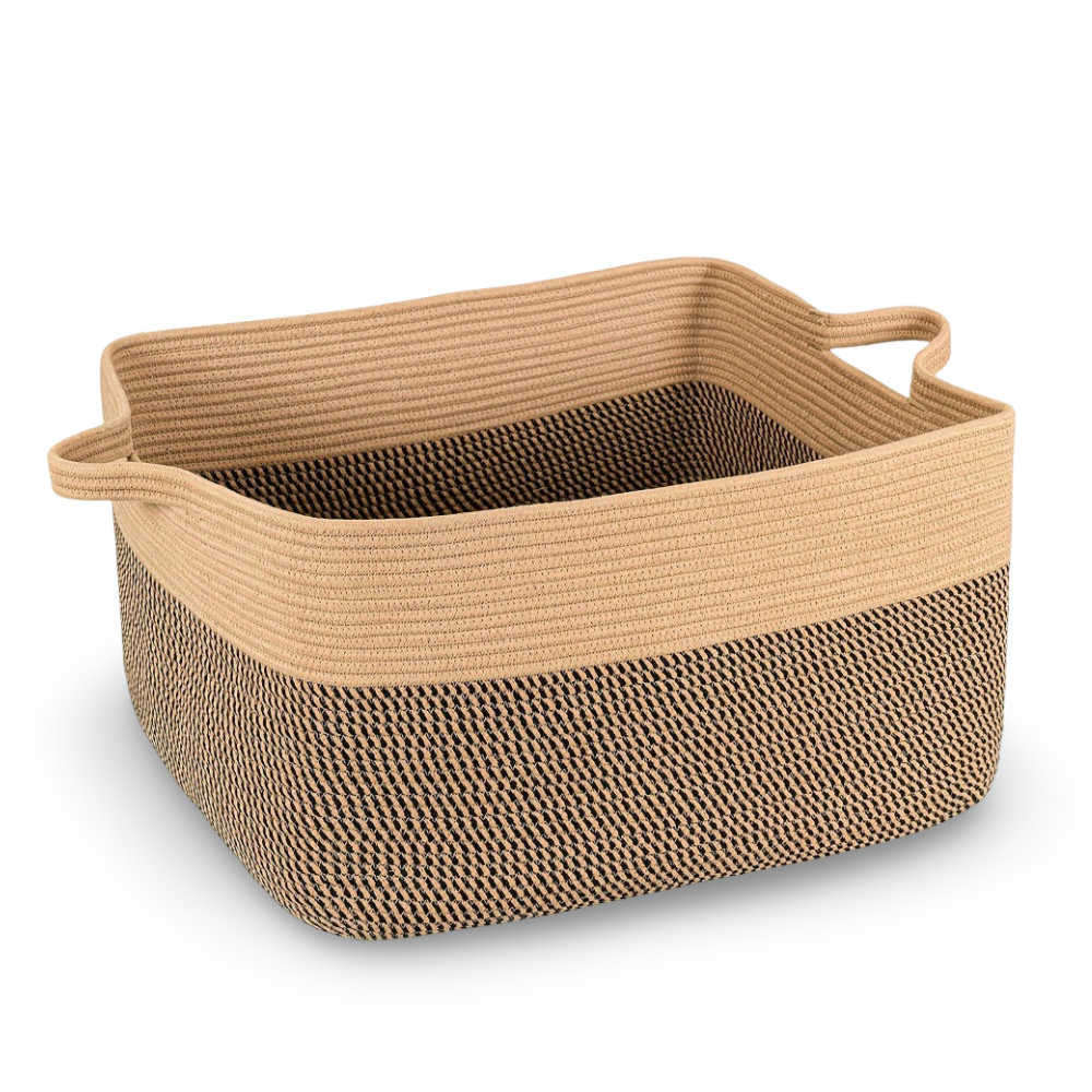 SoftHold – Stor Textilförvaringskorg med Handtag (45L)